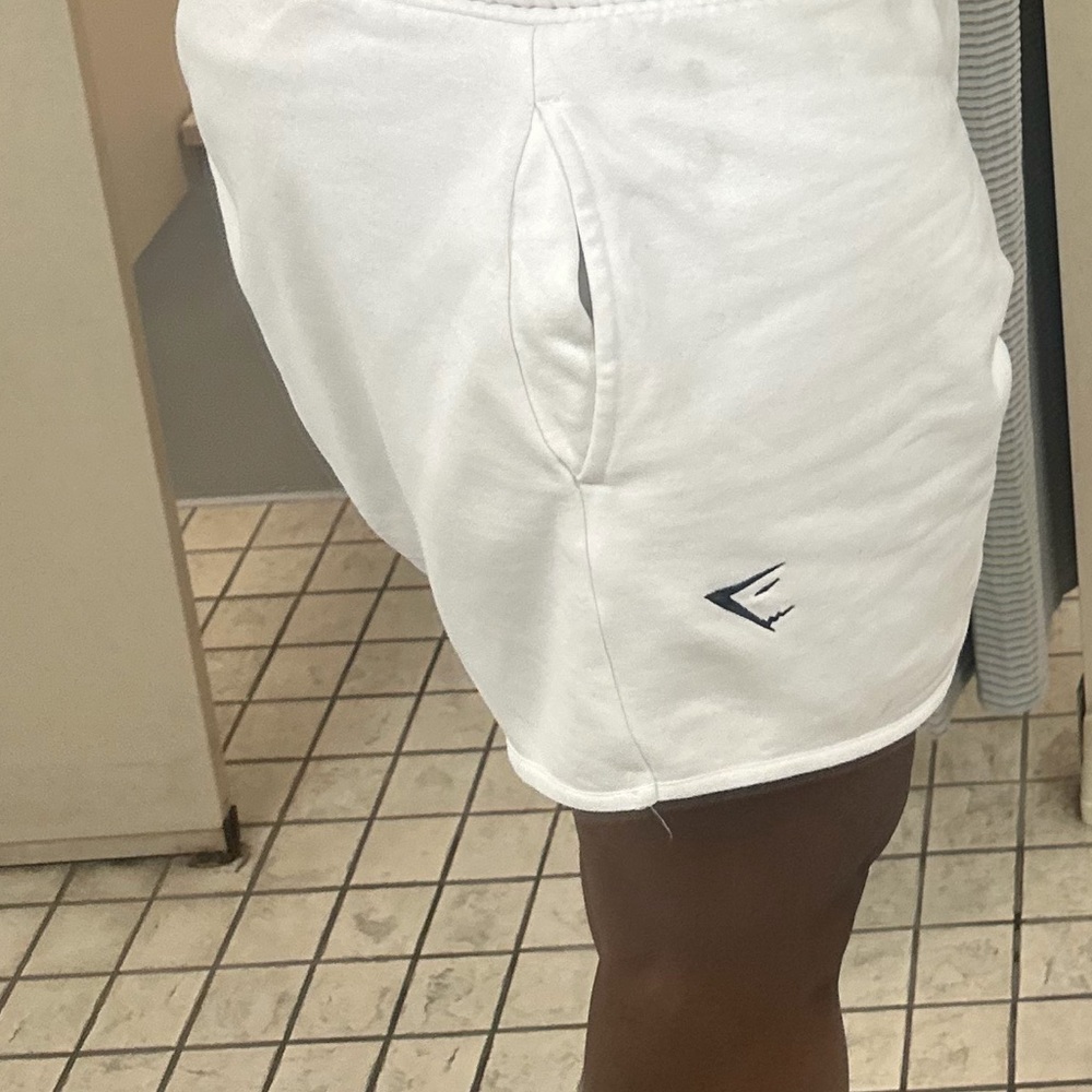 Gymshark XXL Training Sweat Shorts White Extra Extra Large